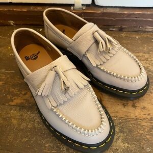 Dr. Martens Leather Tassel Loafers — Powder Pink — Women’s 7
